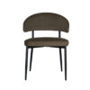 LABEL51 Eetkamerstoel Bliss - Hunter - Fluweel - Black Frame - Afbeelding 3