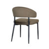 LABEL51 Eetkamerstoel Bliss - Hunter - Fluweel - Black Frame - Afbeelding 5