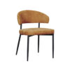 LABEL51 Eetkamerstoel Bliss - Mustard - Elite - Black Frame