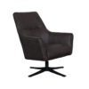 LABEL51 Fauteuil Tod - Antraciet - Micro Suede - One Size - Afbeelding 3