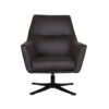 LABEL51 Fauteuil Tod - Antraciet - Micro Suede - One Size - Afbeelding 4