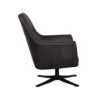 LABEL51 Fauteuil Tod - Antraciet - Micro Suede - One Size - Afbeelding 5