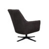 LABEL51 Fauteuil Tod - Antraciet - Micro Suede - One Size - Afbeelding 6