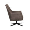 LABEL51 Fauteuil Tod - Taupe - Micro Suede - One Size - Afbeelding 5