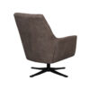 LABEL51 Fauteuil Tod - Taupe - Micro Suede - One Size - Afbeelding 6