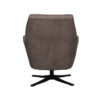 LABEL51 Fauteuil Tod - Taupe - Micro Suede - One Size - Afbeelding 7