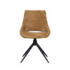 LABEL51 Eetkamerstoel Marlow - Mustard - Elite - Black Frame - Afbeelding 4