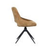 LABEL51 Eetkamerstoel Marlow - Mustard - Elite - Black Frame - Afbeelding 5