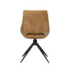 LABEL51 Eetkamerstoel Marlow - Mustard - Elite - Black Frame - Afbeelding 6