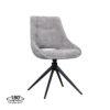 LABEL51 Eetkamerstoel Marlow - Stone - Elite - Black Frame