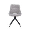 LABEL51 Eetkamerstoel Marlow - Stone - Elite - Black Frame - Afbeelding 4