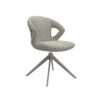 LABEL51 Eetkamerstoel Zurich - Truffel grijs - Boucle - Bronze Frame - Afbeelding 3
