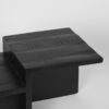 LABEL51 Salontafel Skip - Zwart - Mangohout - 90 cm - Afbeelding 5