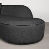 LABEL51 Bank Flori - Antraciet - Boucle - 4-Zits - Afbeelding 5