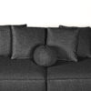 LABEL51 Bank Flori - Antraciet - Boucle - 4-Zits - Afbeelding 6