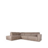 LABEL51 Hoekbank Kay - Taupe - Micro Suede - Links