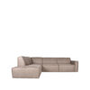 LABEL51 Hoekbank Kay - Taupe - Micro Suede - Links - Afbeelding 3