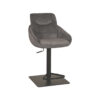 LABEL51 Barkruk Beauty - Antraciet - Cosmo - Zithoogte 56-82 - Afbeelding 4