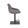 LABEL51 Barkruk Beauty - Antraciet - Cosmo - Zithoogte 56-82 - Afbeelding 7