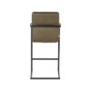 LABEL51 Barkruk Denmark - Army green - Microfiber - Zithoogte 67 - Afbeelding 4