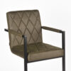 LABEL51 Barkruk Denmark - Army green - Microfiber - Zithoogte 67 - Afbeelding 5