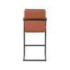LABEL51 Barkruk Denmark - Cognac - Microfiber - Zithoogte 67 - Afbeelding 4
