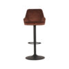 LABEL51 Barkruk Fender - Rust - Velours - Zithoogte 64-84 - Afbeelding 6