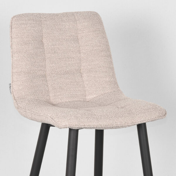 LABEL51 Barkruk Jelt - Naturel - Boucle - Zithoogte 66 - Afbeelding 6