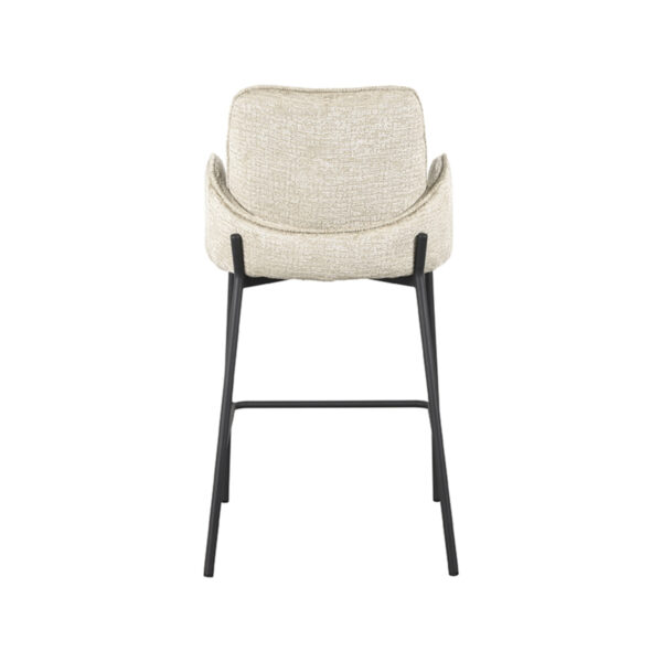 LABEL51 Barkruk Joni - Beige - Elegance - Zithoogte 65 - Afbeelding 6