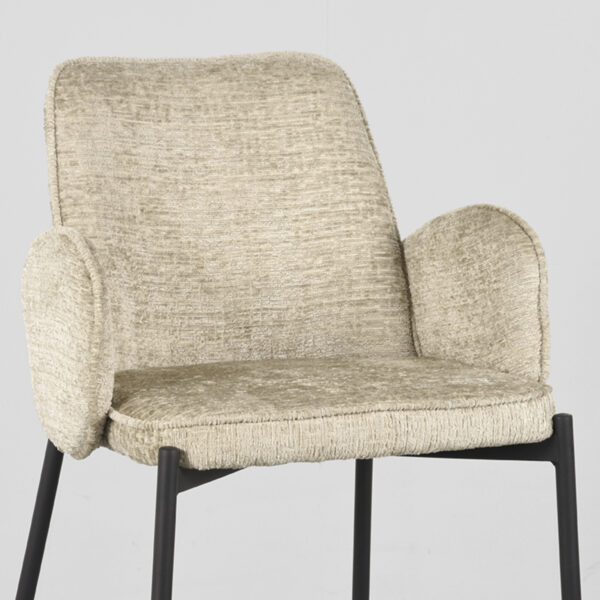 LABEL51 Barkruk Joni - Beige - Elegance - Zithoogte 65 - Afbeelding 7