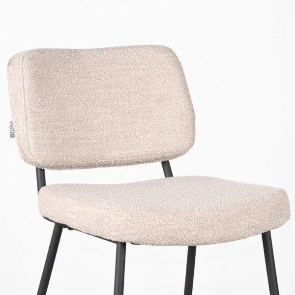 LABEL51 Barkruk Noah - Naturel - Boucle - Zithoogte 65 - Afbeelding 7