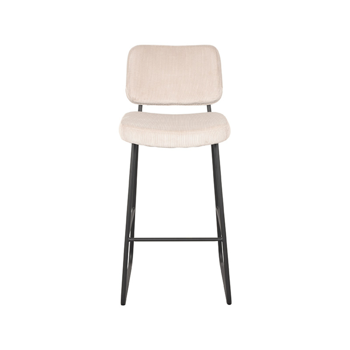 LABEL51 Barkruk Noah - Naturel - Ribcord - Zithoogte 78 - Afbeelding 3