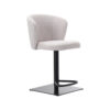 LABEL51 Barkruk Wave - Naturel - Boucle - Zithoogte 56-82