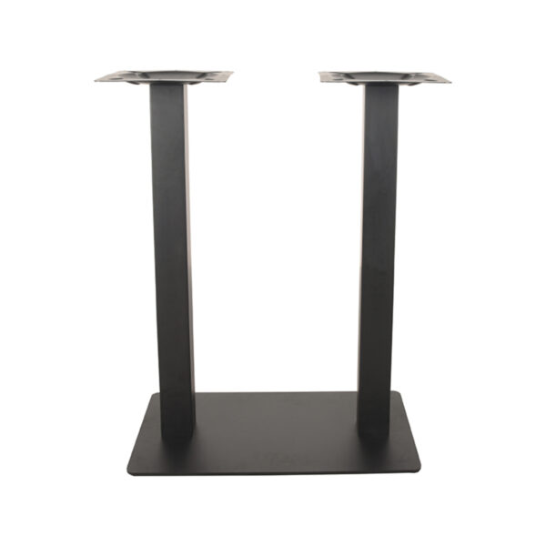 LABEL51 Bartafel Tafelpoot Dubbel - Zwart - Metaal - Dubbel - 92 cm - Afbeelding 3