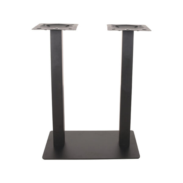 LABEL51 Bartafel Tafelpoot Dubbel - Zwart - Metaal - Dubbel - 92 cm - Afbeelding 4