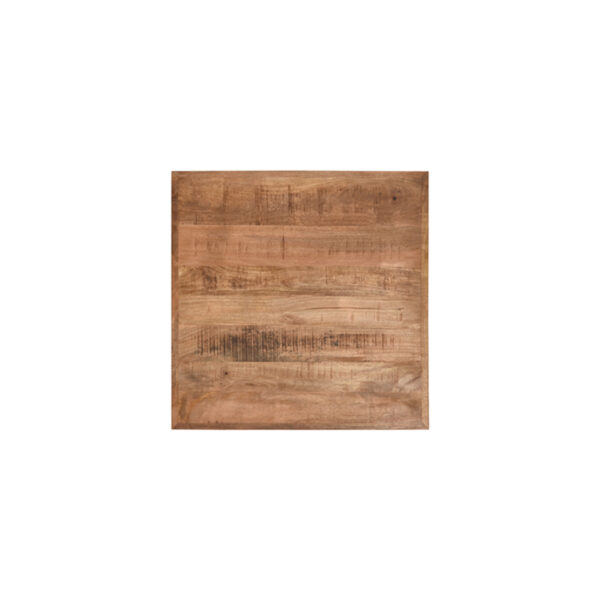 LABEL51 Eetkamertafel Tafelblad Straight Edge - Rough - Mangohout - 70 cm Straight - Afbeelding 4
