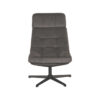 LABEL51 Fauteuil Alvar - Antraciet - Cosmo - Excl. Hocker - Afbeelding 4