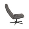 LABEL51 Fauteuil Alvar - Antraciet - Cosmo - Excl. Hocker - Afbeelding 5