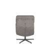 LABEL51 Fauteuil Alvar - Antraciet - Cosmo - Incl. Hocker - Afbeelding 6