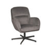 LABEL51 Fauteuil Moss - Antraciet - Cosmo - One Size - Afbeelding 3