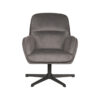 LABEL51 Fauteuil Moss - Antraciet - Cosmo - One Size - Afbeelding 4
