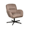 LABEL51 Fauteuil Moss - Taupe - Micro Suede - One Size - Afbeelding 3