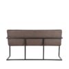 LABEL51 Eetkamerbank Denmark - Antraciet - Microfiber - 155 cm - Afbeelding 4