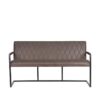 LABEL51 Eetkamerbank Denmark - Antraciet - Microfiber - 155 cm - Afbeelding 2