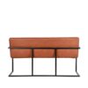 LABEL51 Eetkamerbank Denmark - Cognac - Microfiber - 155 cm - Afbeelding 4
