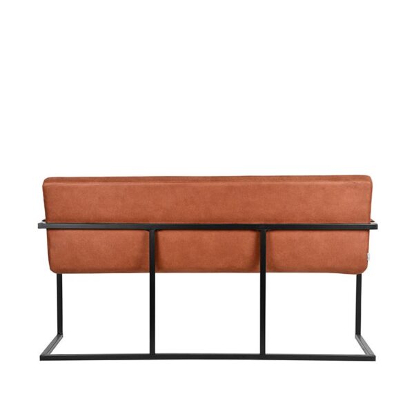 LABEL51 Eetkamerbank Denmark - Cognac - Microfiber - 155 cm - Afbeelding 4