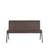 LABEL51 Eetkamerbank Matz - Antraciet - Microfiber - 145 cm - Afbeelding 2