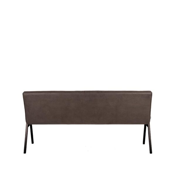 LABEL51 Eetkamerbank Matz - Antraciet - Microfiber - 175 cm - Afbeelding 3