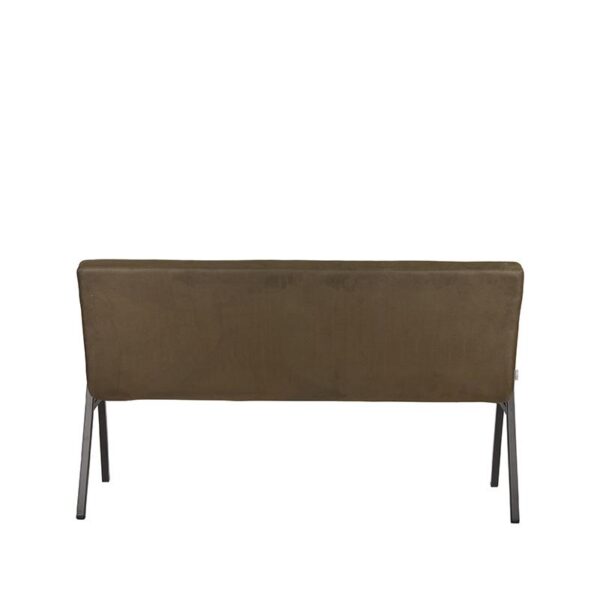 LABEL51 Eetkamerbank Matz - Army green - Microfiber - 145 cm - Afbeelding 3