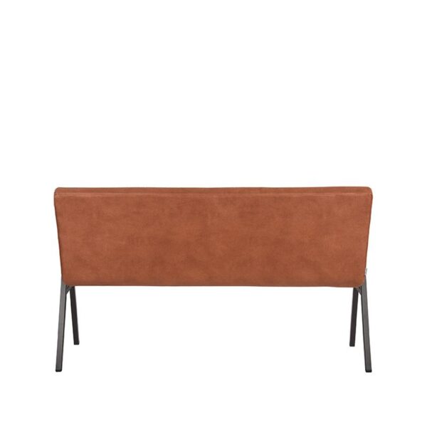 LABEL51 Eetkamerbank Matz - Cognac - Microfiber - 145 cm - Afbeelding 3